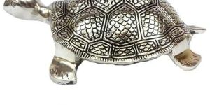 Auspicious Metal Tortoise Statue
