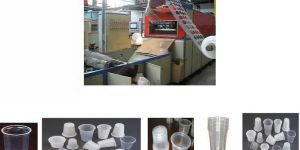Fully Automatic Disposal Plastic Glass Making Machine