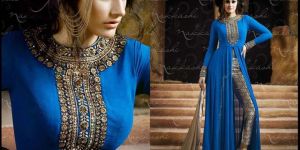 Georgette Resham Work Salwar Suit