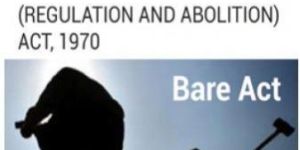 Contract Labour Regulation & Abolition Act, 1970