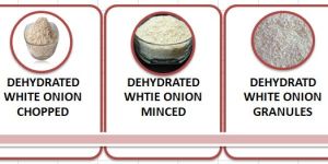 Dehydrated White Onions