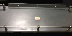 Unbreakable 18 Inch Shelf with Brass Piller