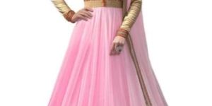 Partywear Unstitched Dress Material With Embroidered Work MFD-19