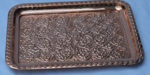 COPPER EMBOSSED TRAY