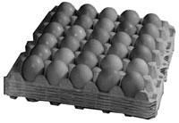 White 30 Pack Paper Egg Tray