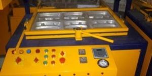 Semi Automatic Thermocol Plate Machine