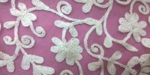 Aari Work Embroidered Fabric