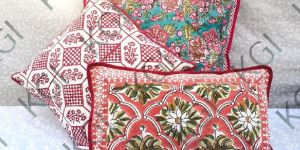 Hand Block Printed Cushion Covers