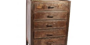 5 Drawer Rustic Chest
