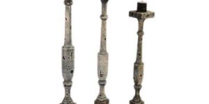 Antique Candle Holder S/3