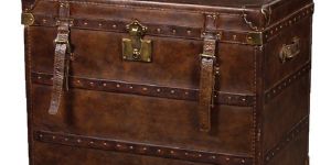Antique Leather Trunk