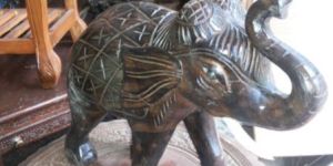 Wooden Carved Elephant Handicraft