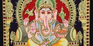 Ganesha Tanjore Painting
