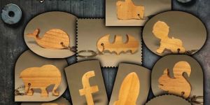 Wooden Keychains