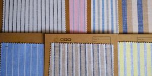 Striped Cotton Flex Fabric