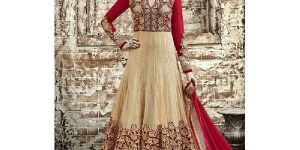 Unstitched Anarkali Suit