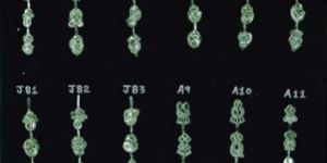 2 Line Silver Anklet Casting