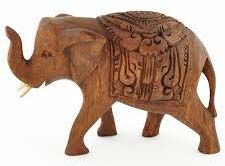 Wooden Elephant Statue