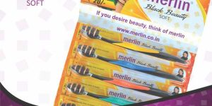 Merlin Black Beauty Soft Toothbrushes