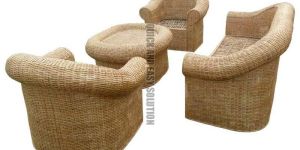 Bamboo Cane Sofa Set
