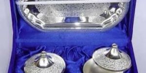 Silver Plated Brass Bowl Set