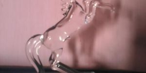 Glass Horse Statue