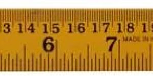 Powder Coated Ruler