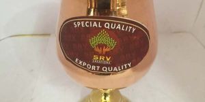 Copper Goblet Glass