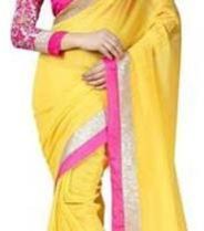 Designer Plain Sarees