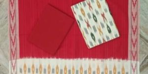 Cotton Ikkat Unstitched Suit