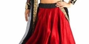 Designer lehenga choli with GreyColor Lahenga and Viscoe Fabric - 917