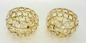 Crystal Diya Bowl