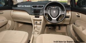 Swift  Dzire Cars on Rentals/ Hire in banglaore