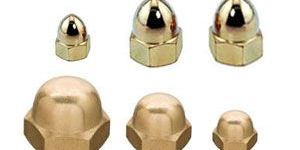 Brass Dome Nuts