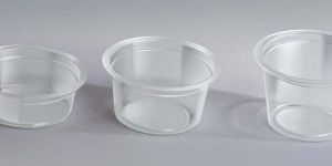 Plastic Disposable Sauce Cups with Lid
