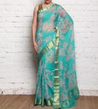 Zari Border Saree