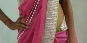 White Rose Saree Brooch