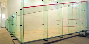 Squash Court Wall Back Glass Designing