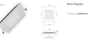 Jaquar Square LED Panel
