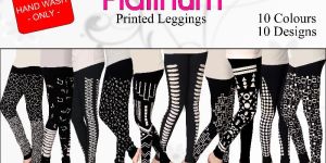 Printed Cotton Leggings