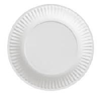 White Paper Plate