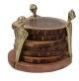 Coaster Set Wood & Dhokra