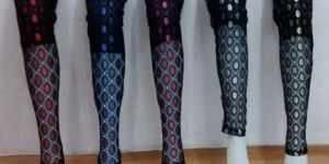 FANCY ANKLE LENGTH POWER NET LEGGING