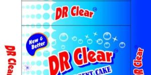 DR Clear White Detergent Cake