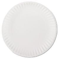 White Paper Plate