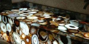 Solid Glue Agate Stones