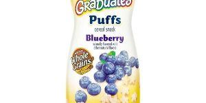 Gerber Graduates Puffs Cereal Snack Blueberry