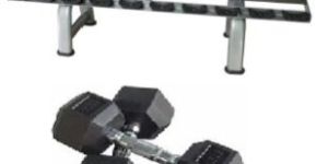 Tier Rack and Dumbbell Set