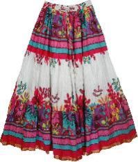 Printed Cotton Skirt
