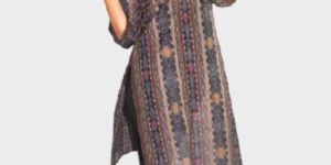 Black Sambalpuri Kurti